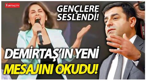 Başak Demirtaş, Selahattin Demirtaş''ın mesajını paylaştı: ''DEM Parti ile AKP arasında görüşme yoksa büyük bir eksiklik''